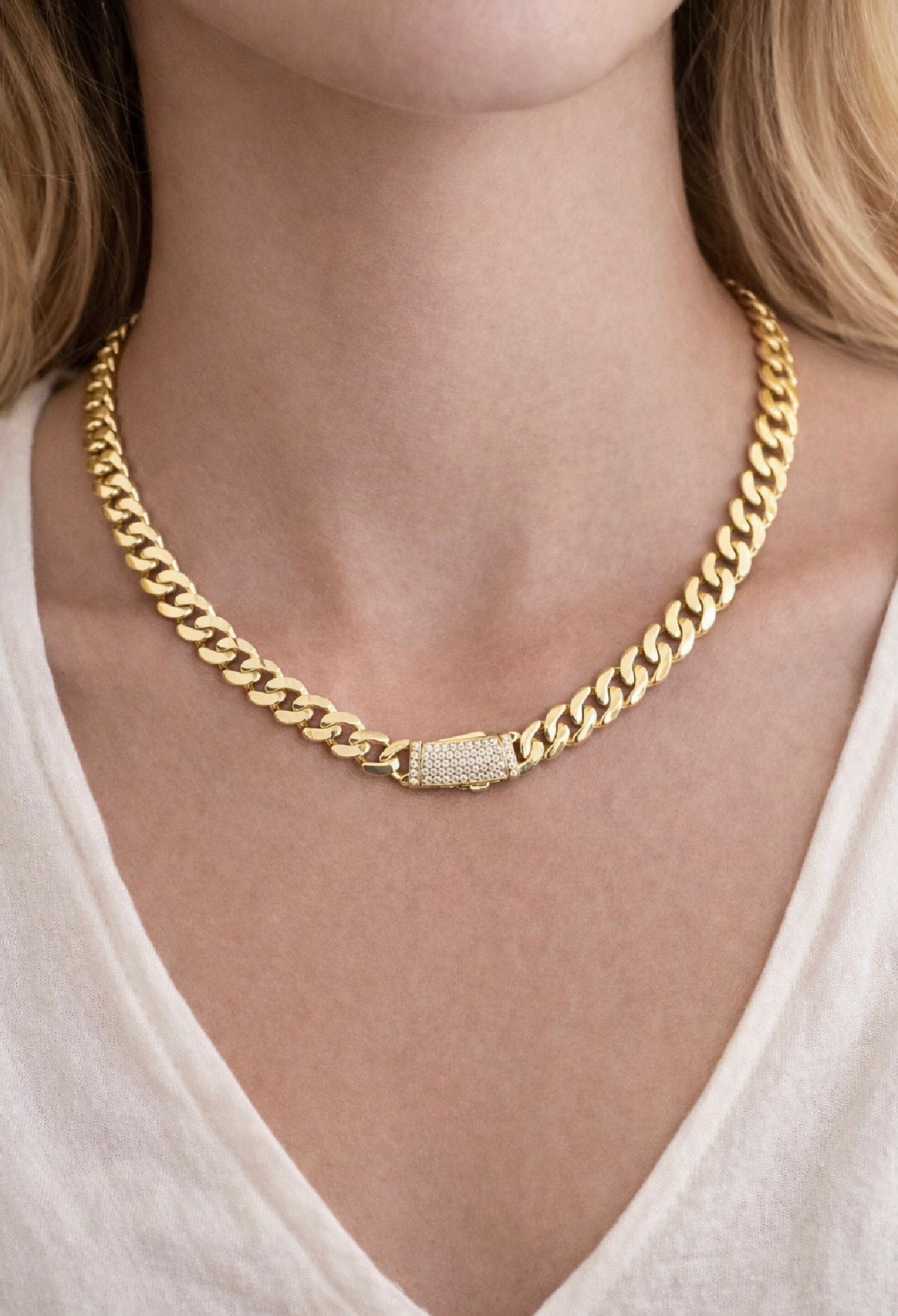 6MM Chain – Size 18” | Real 10K Gold Semi-Solid - Alejandro Jewelry LLC