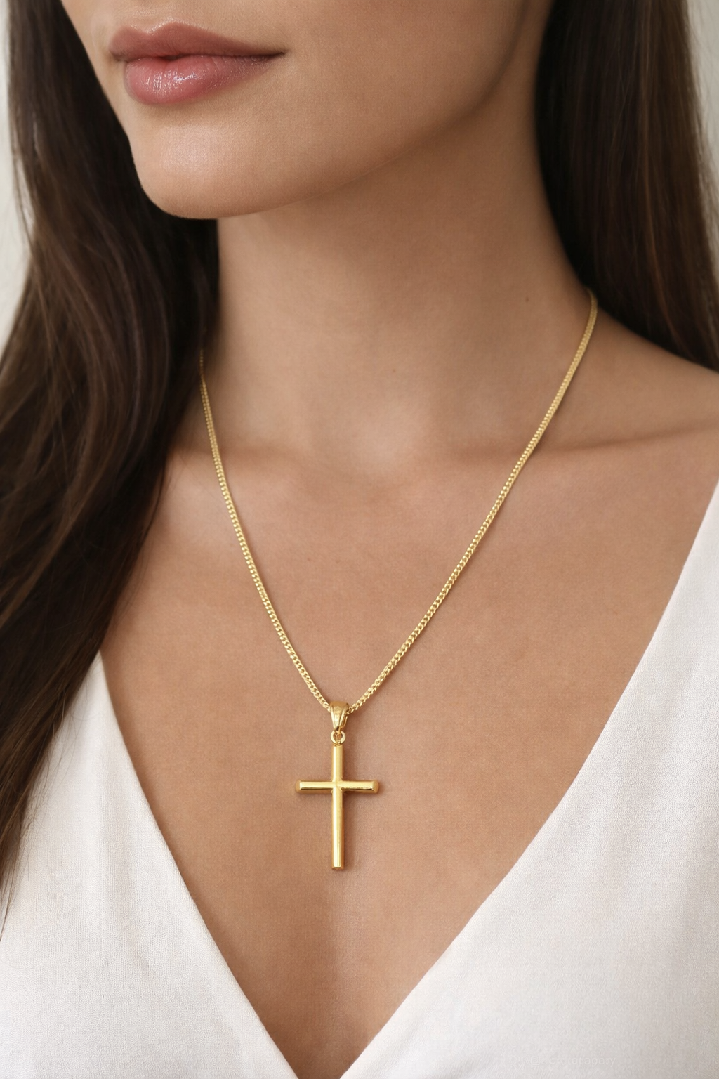 Beautiful chain for men and women size 22 of 2 mm model frank gold 10k real