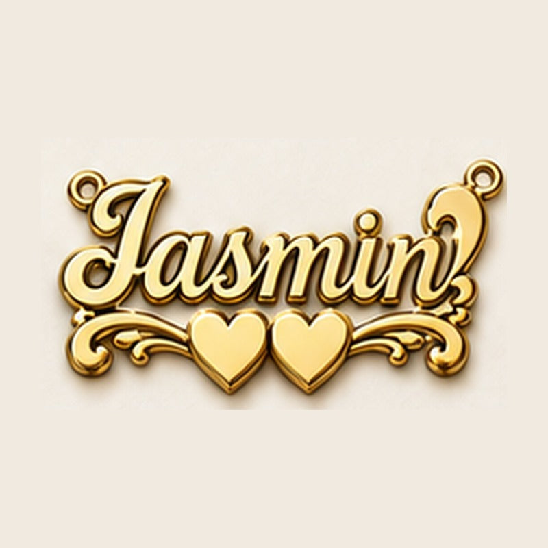 Custom Name Necklace MS-10 – 10K Gold
