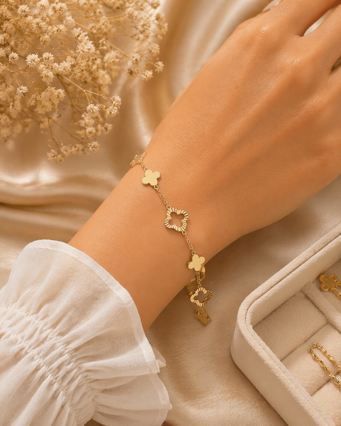 10K Gold Bracelet for Women - Alejandro Jewelry LLC