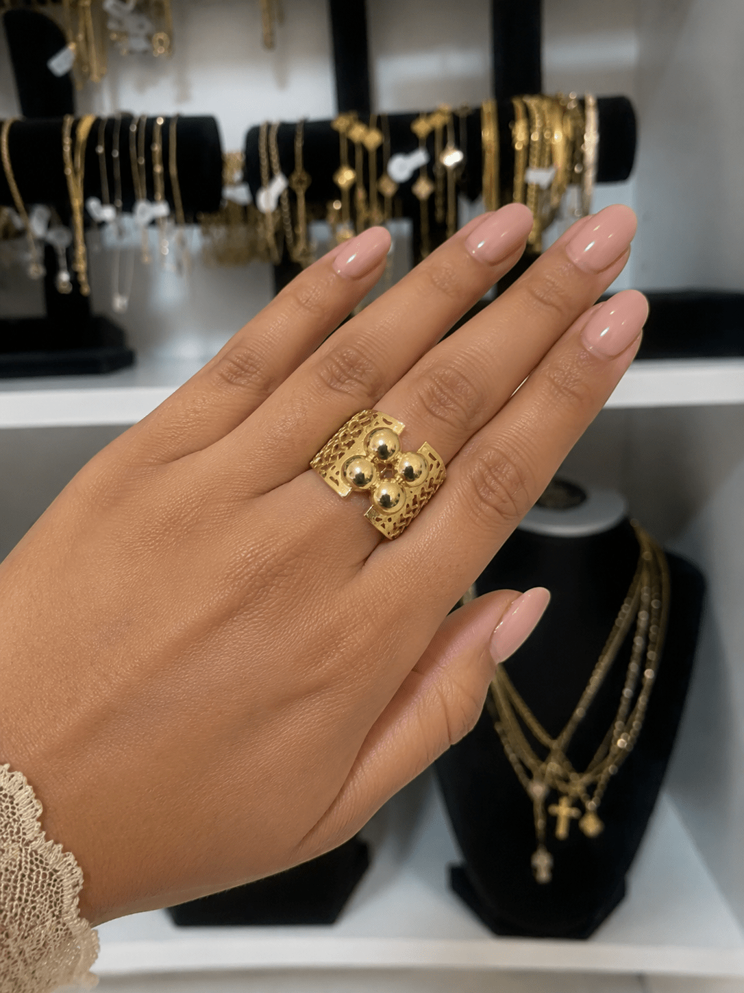 10K Real Gold Ring – Size 7 - Alejandro Jewelry LLC
