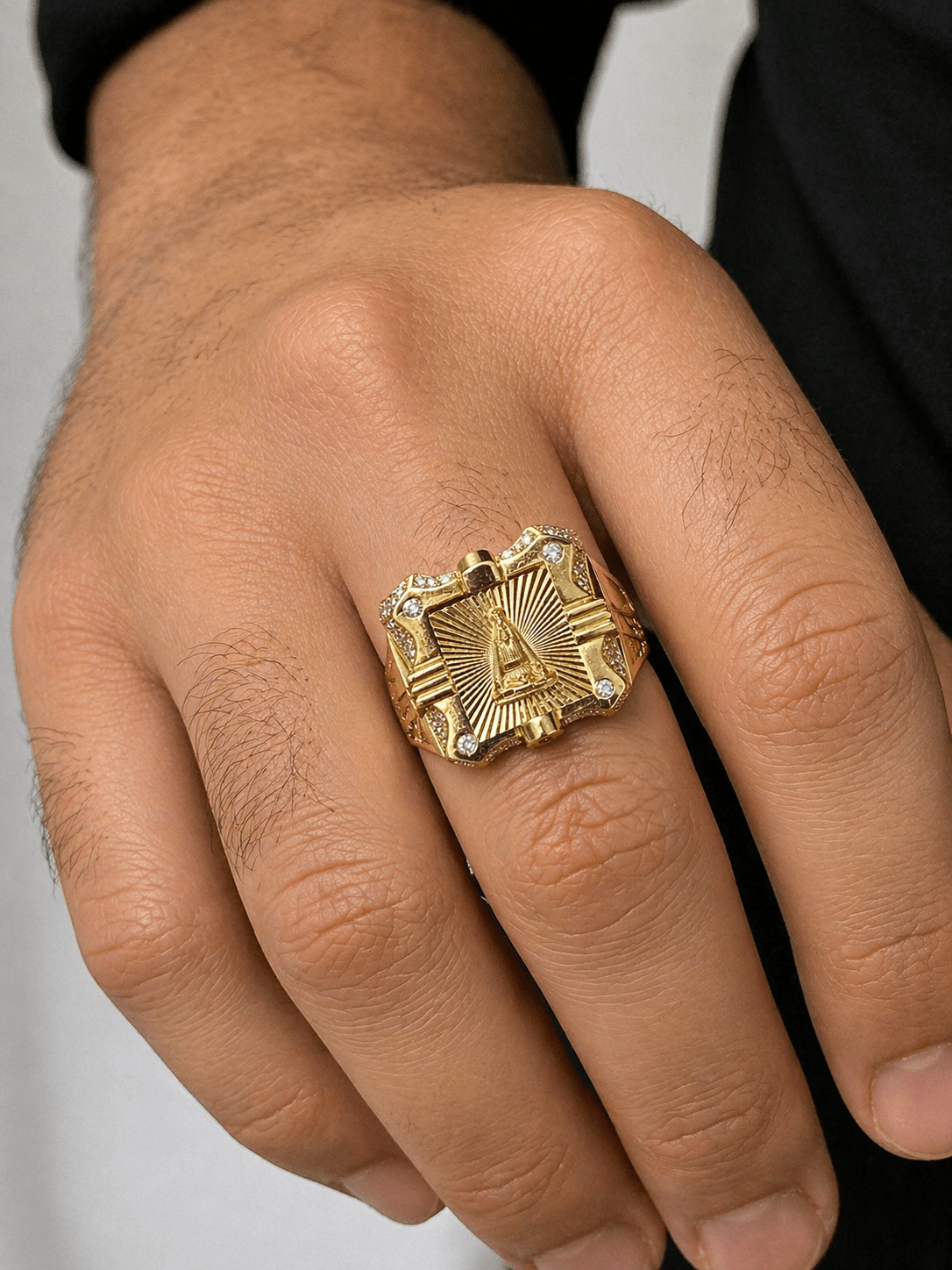 14k Real Gold Men’s Ring – Size 12 ✨ - Alejandro Jewelry LLC