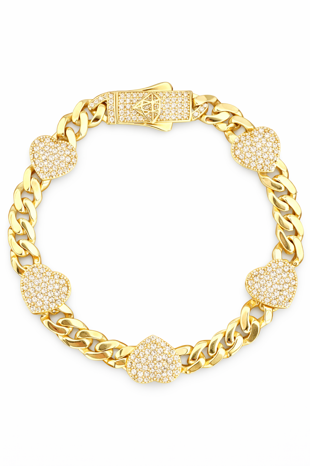 Beautiful bracelet for lady gold 10k real size 7 of 6.7 mm