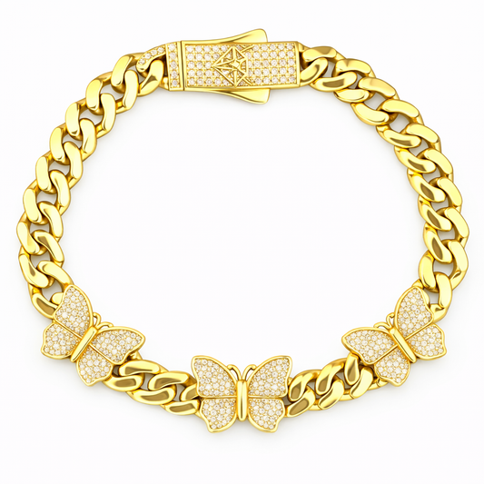 Beautiful bracelet for lady gold 10k real size 7 of 6.7 mm
