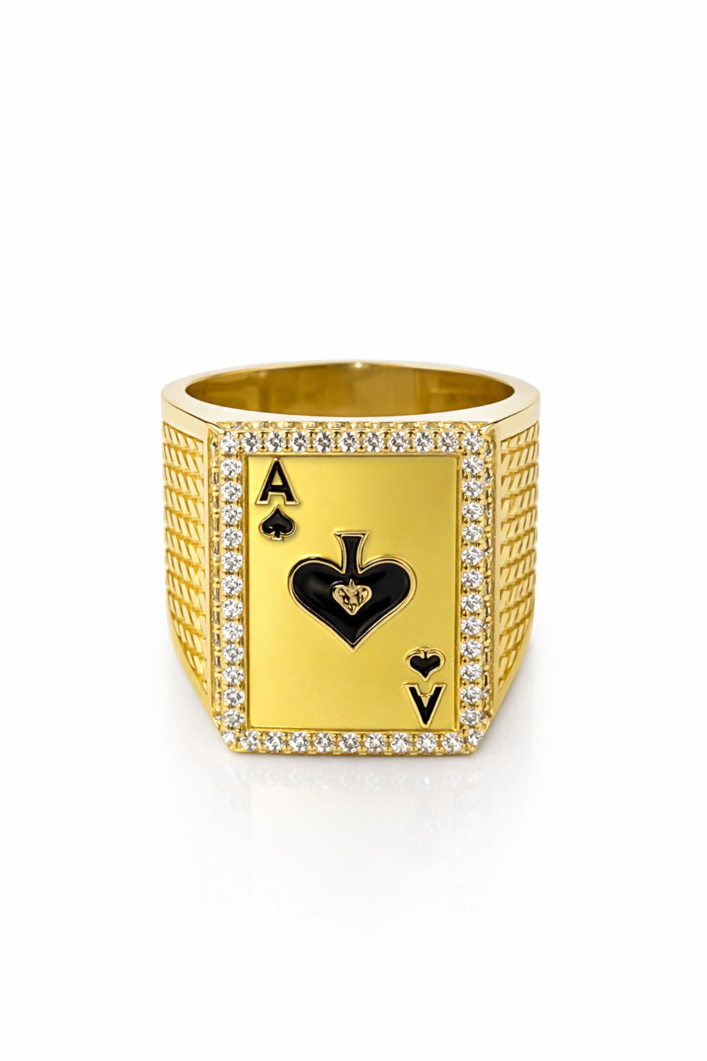 Beautiful ring for men gold 10k real size 11