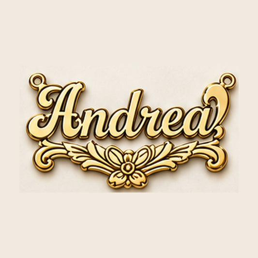 Custom Name Necklace MS-3 – 10K Gold