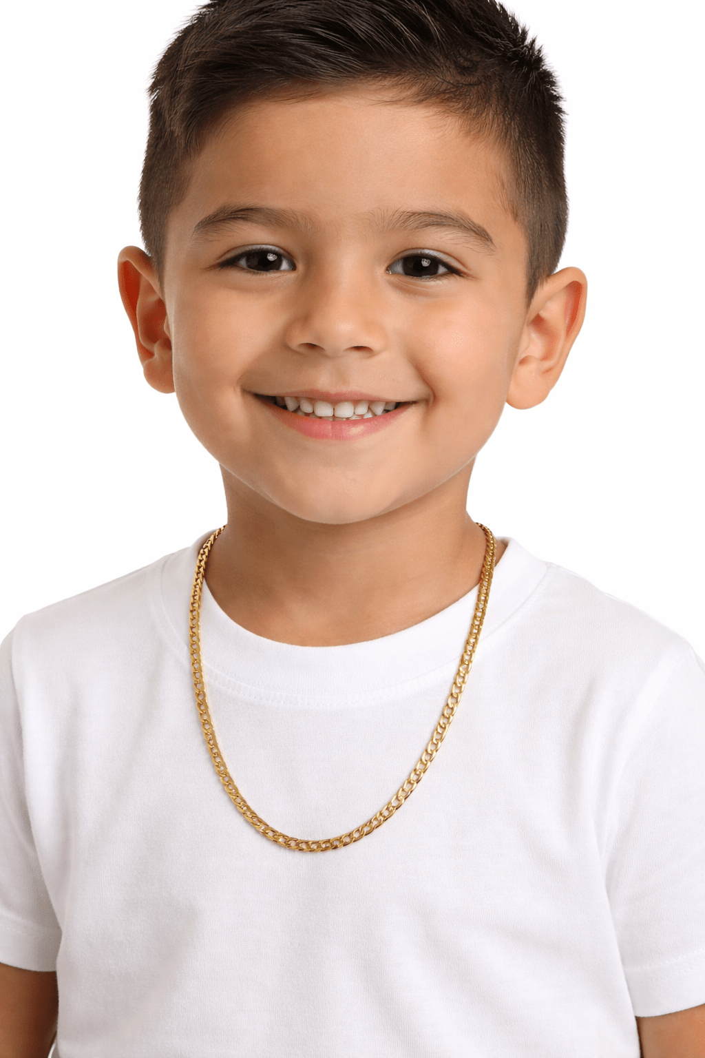 Beautiful gold chain 10k real size 18 of 3.3 mm completely solid - Alejandro Jewelry LLC