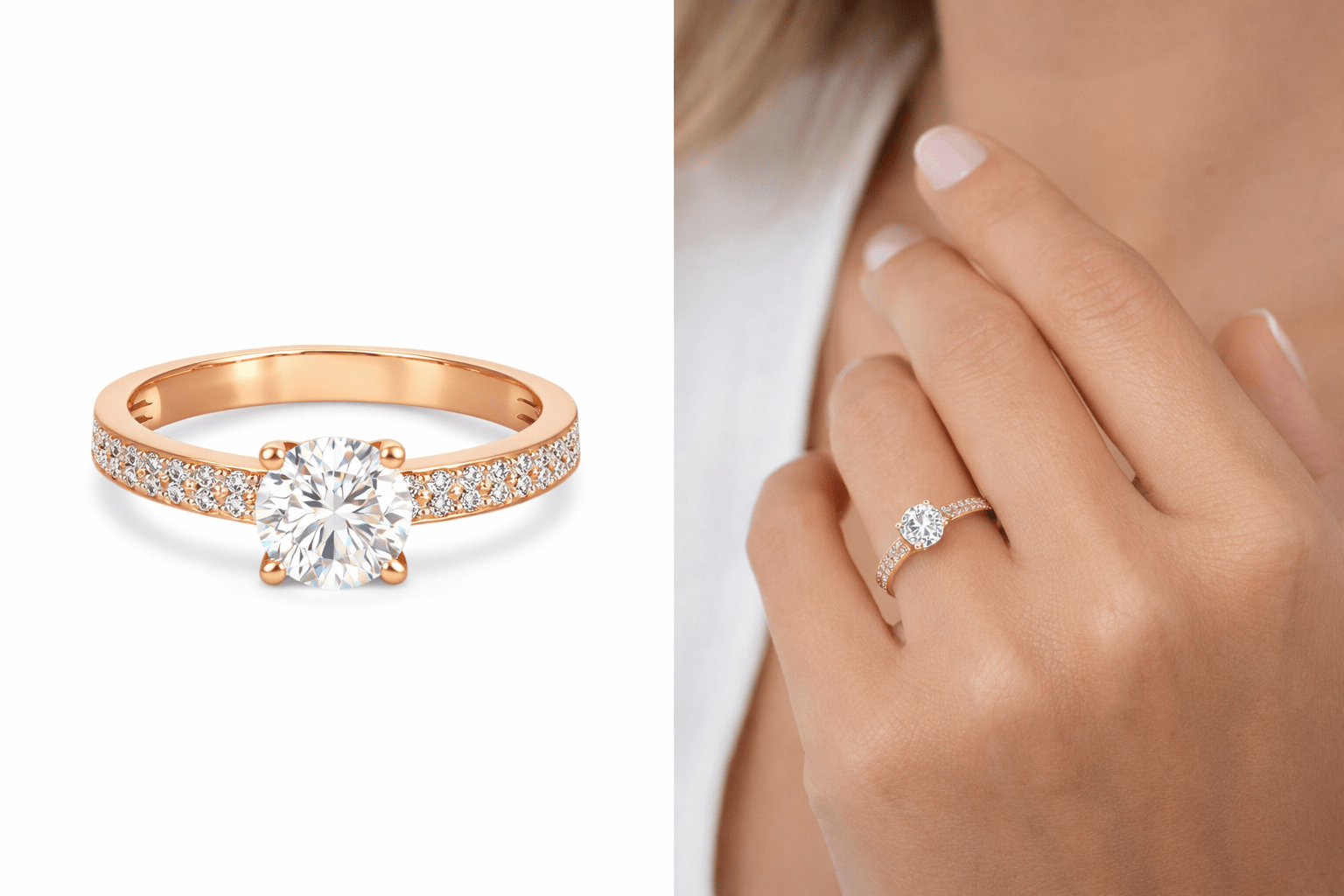 Beautiful gold lady ring 10k real size 7 - Alejandro Jewelry LLC