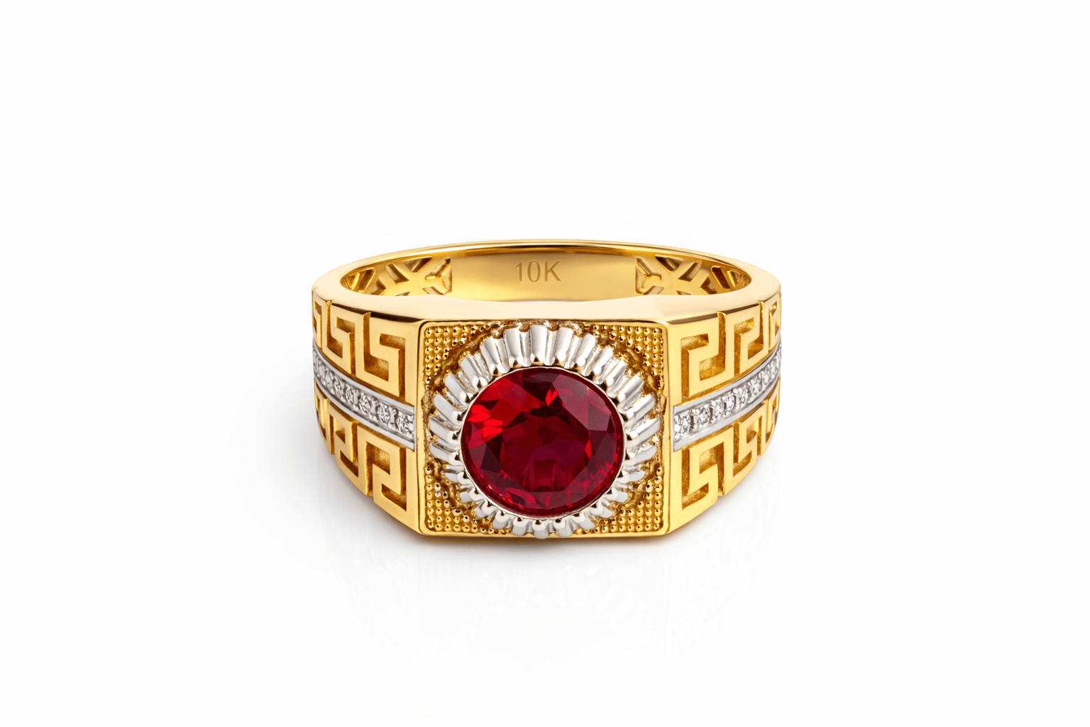 Beautiful gold ring 10k real size 11 - Alejandro Jewelry LLC