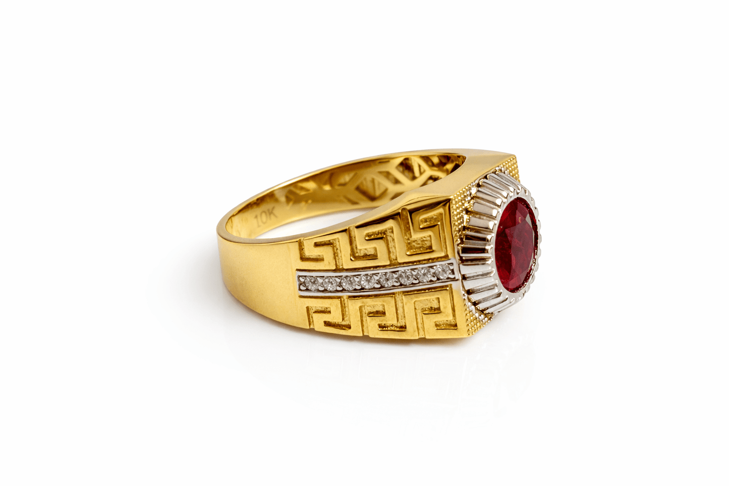 Beautiful gold ring 10k real size 11 - Alejandro Jewelry LLC