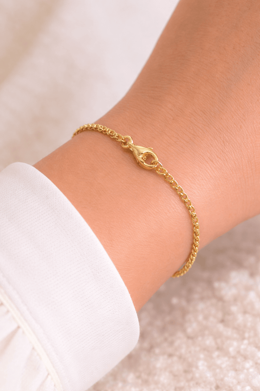 Beautiful gold roll bracelet 10k real size 7 2 mm wide - Alejandro Jewelry LLC