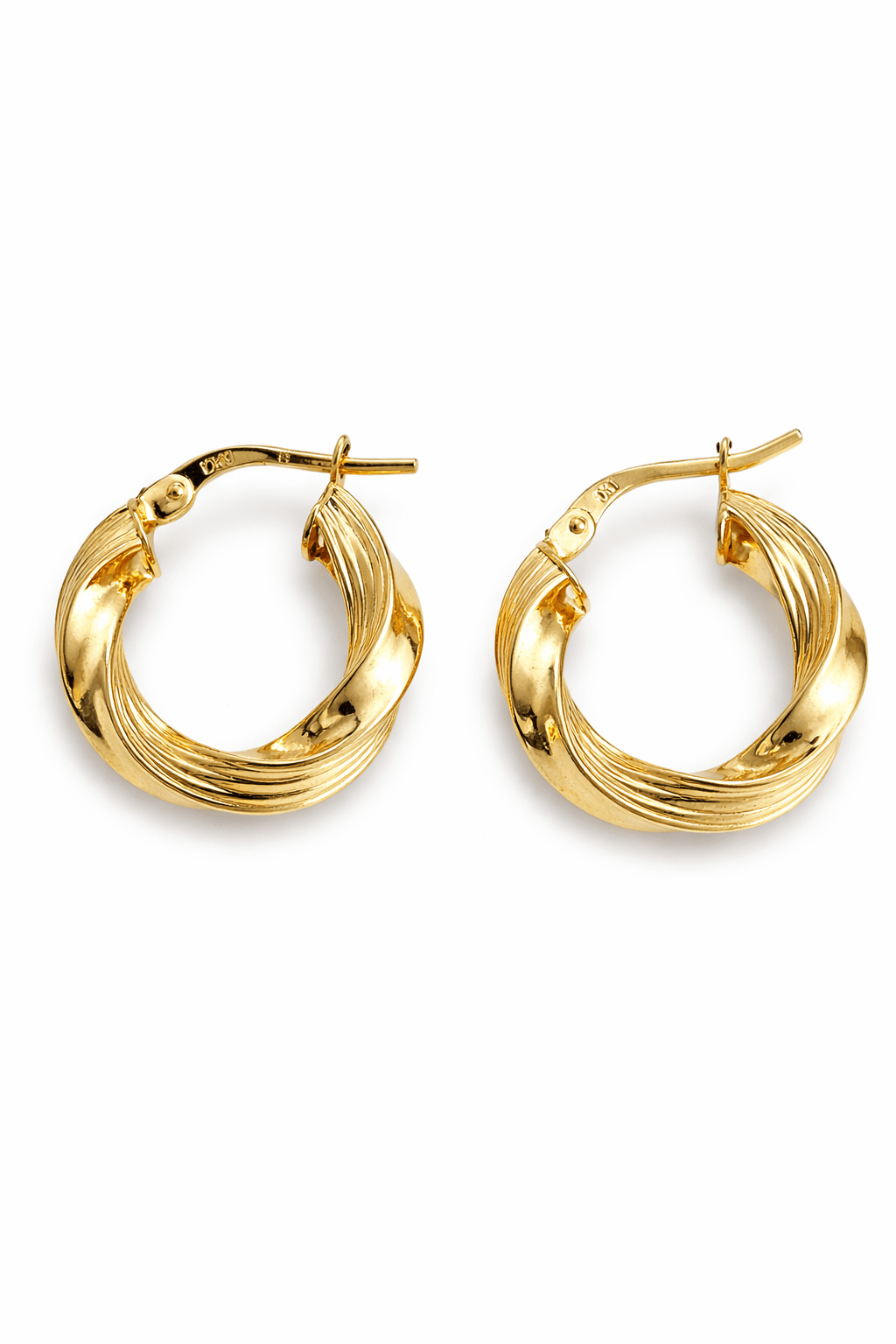 Beautiful ladies earrings 10k real gold - Alejandro Jewelry LLC