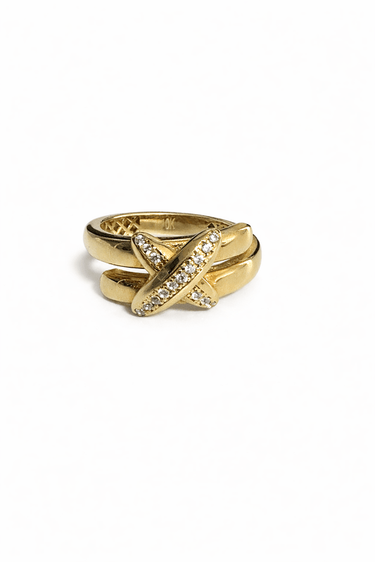 Beautiful ladies’ ring, size 7, made of real 10K gold ✨💍 - Alejandro Jewelry LLC