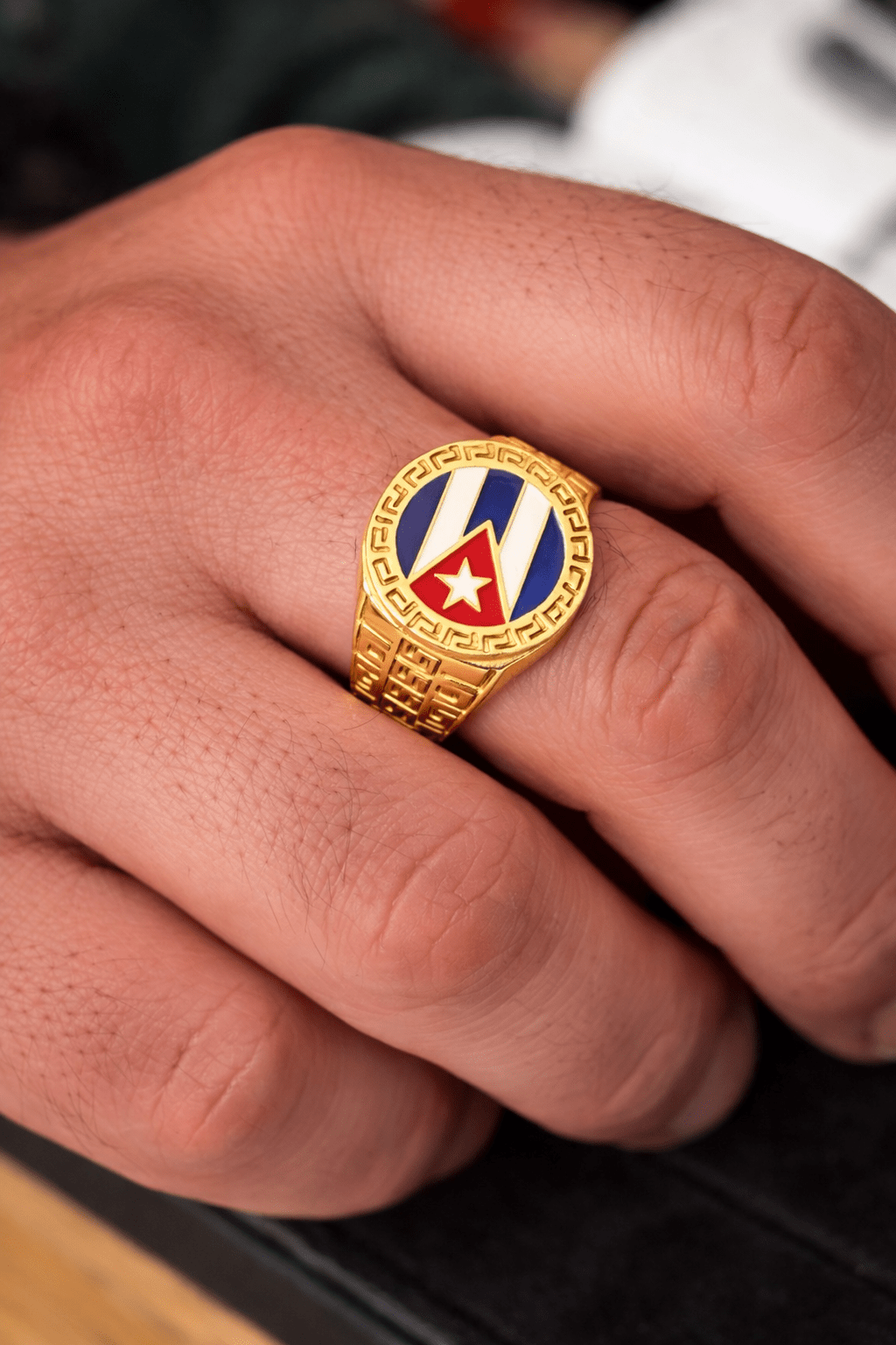 Beautiful men’s ring in real 10K gold ✨💍 size 11 - Alejandro Jewelry LLC