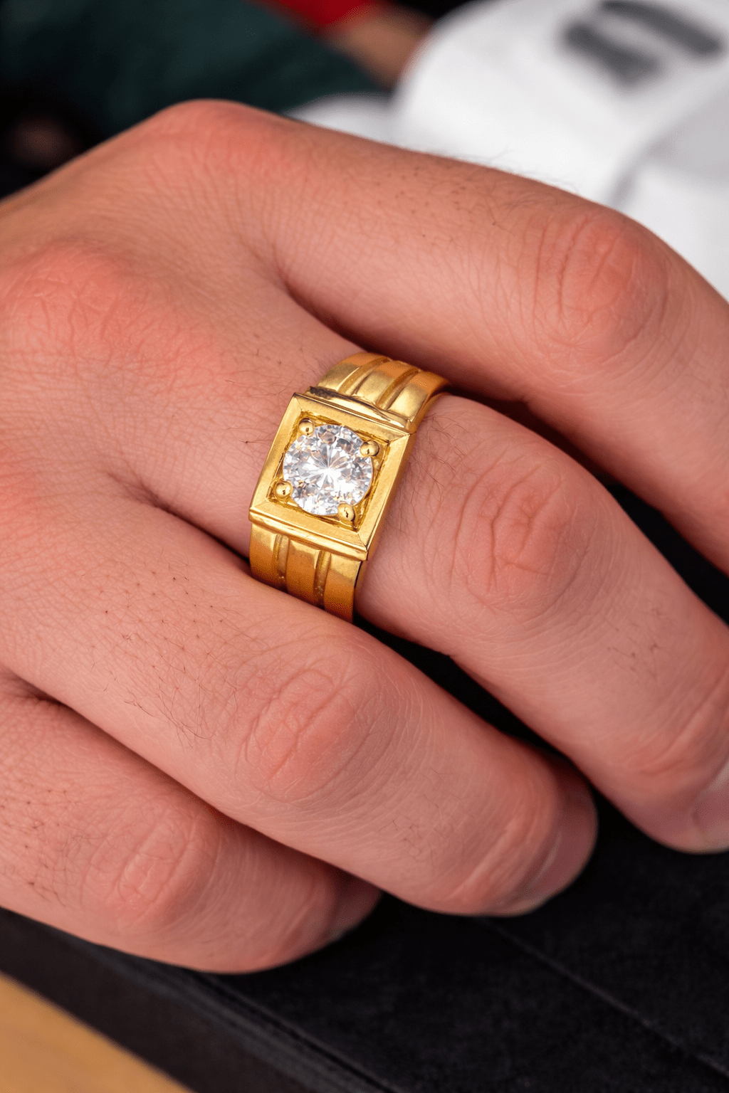 Beautiful men’s ring in real 10K gold ✨💍 Size 11.5 - Alejandro Jewelry LLC