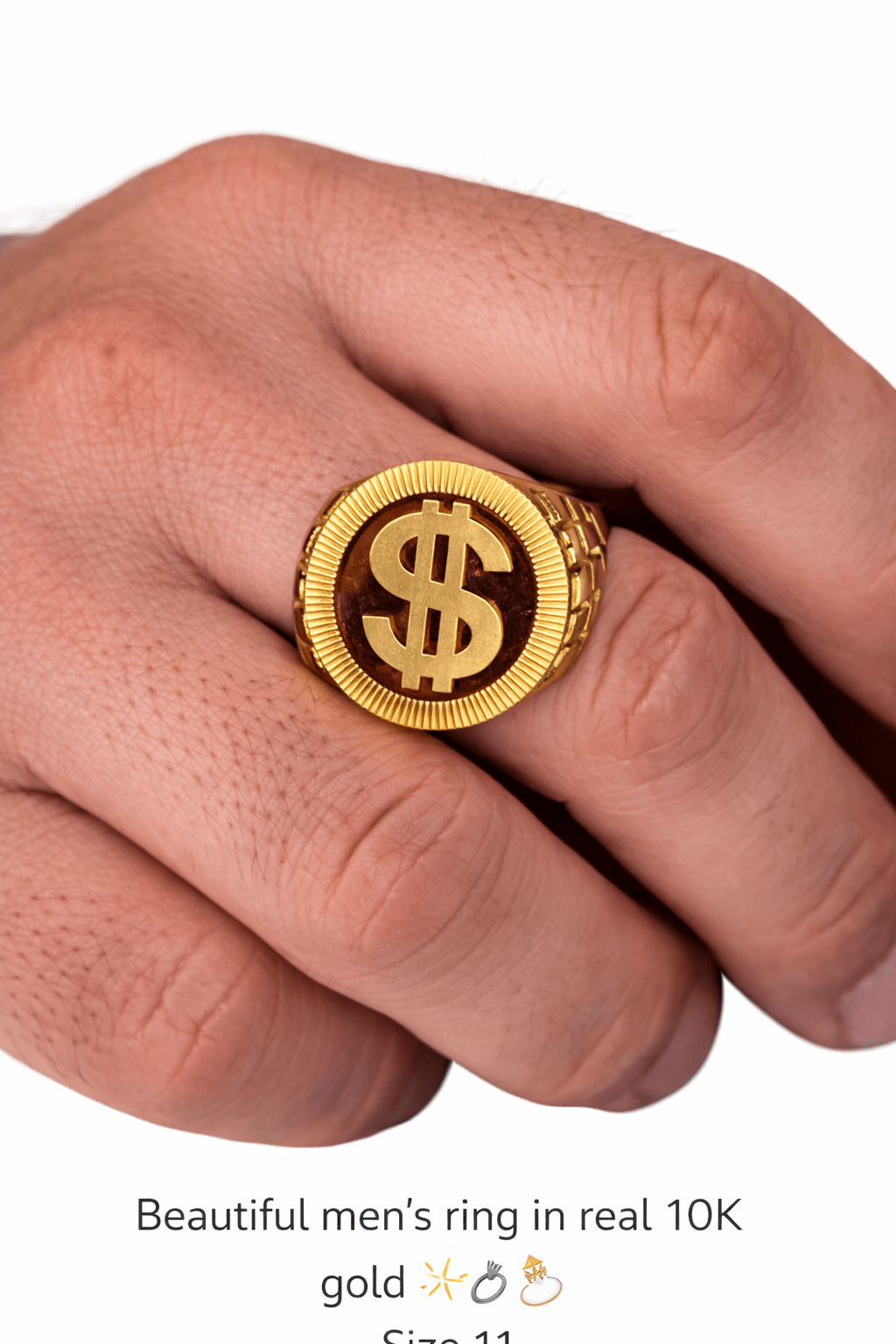 Beautiful real 10K gold men’s ring ✨💍 Size 9.5 - Alejandro Jewelry LLC