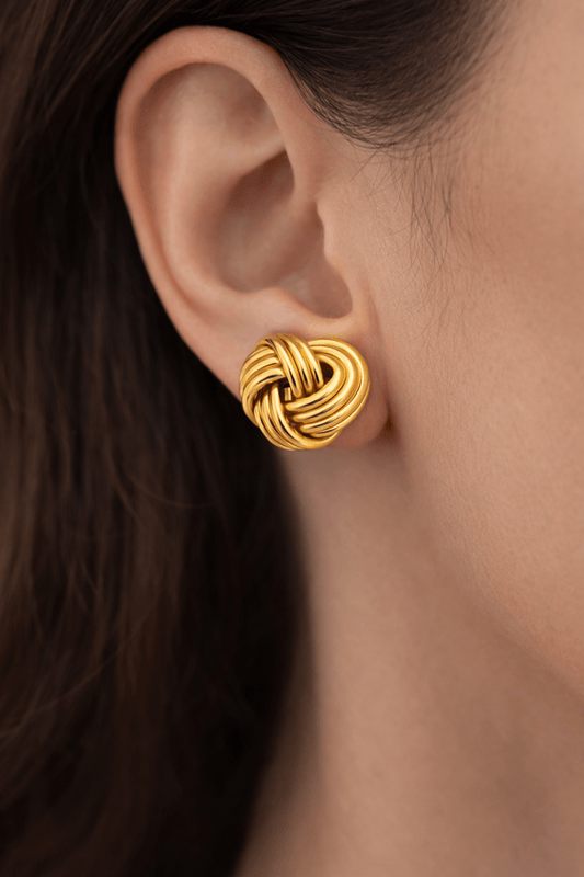 Gold earrings - Alejandro Jewelry LLC