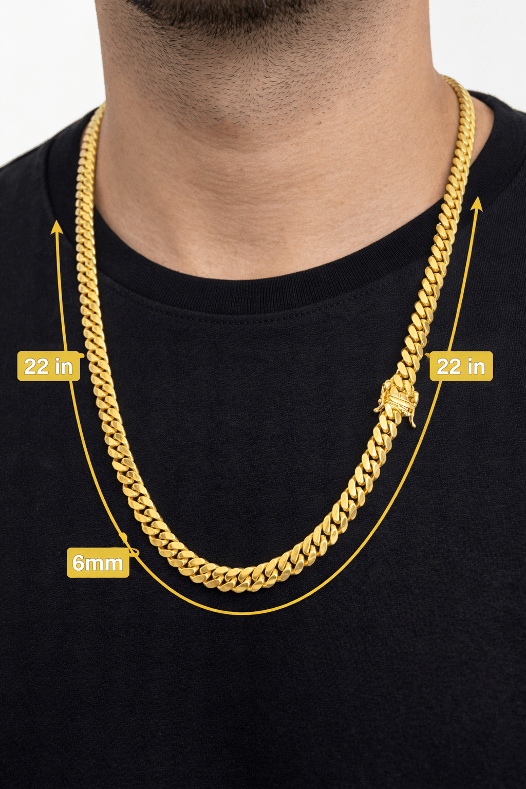 SOLID CUBAN CHAIN - Alejandro Jewelry LLC